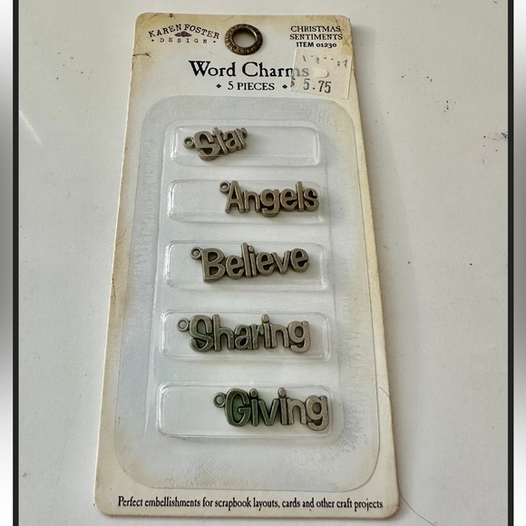 Assorted Craft Supplies for Scrapbooking & Card Making Christmas Theme Lot of 5 - Picture 4 of 6